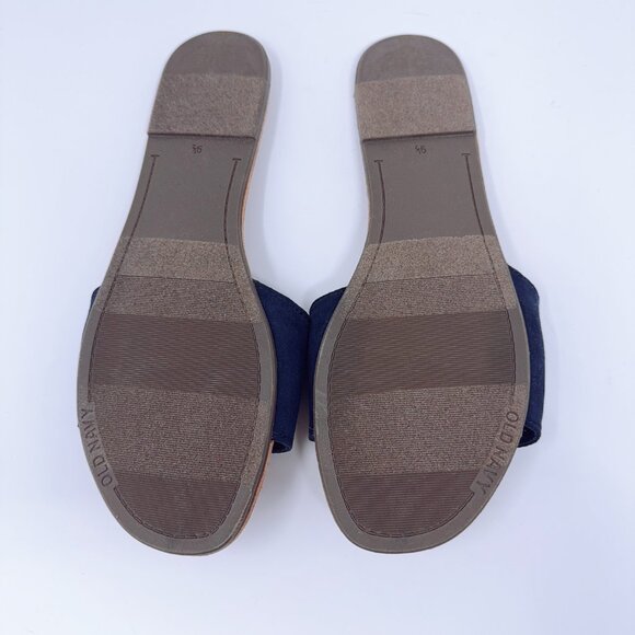 💙Old Navy Dark Blue Slide Sandals (Size 9.5) NWOT💙 - Picture 4 of 4